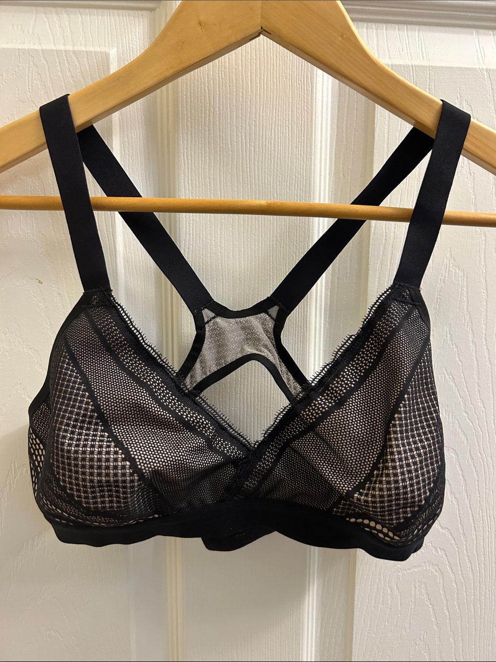 Black Mesh Wireless Bralette - Women Intimates & Sleepwear